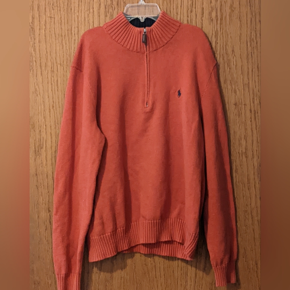 Polo Ralph Lauren Orange Quarter Zip